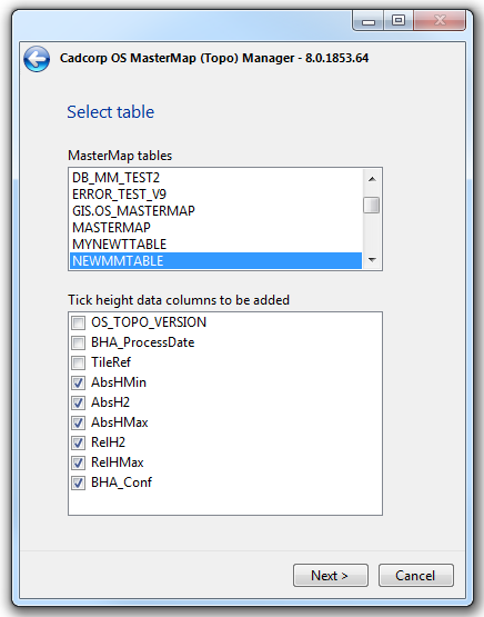 OS MasterMap Manager