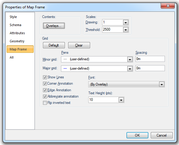 Index Map Frame Example What is a Map Frame item?