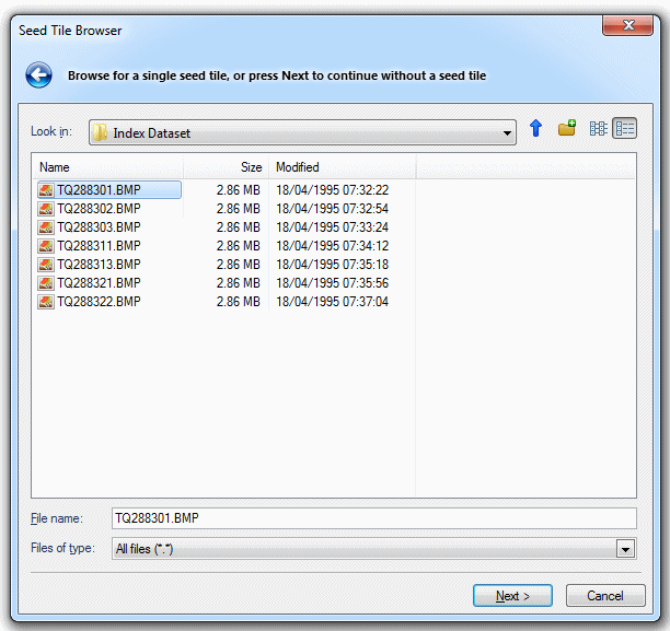 Index Datasets