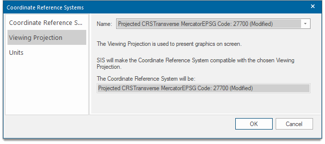 Selecting the Coordinate Reference System