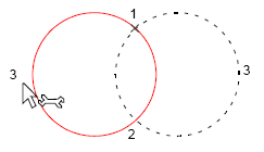Circle: Radius, Point, Point