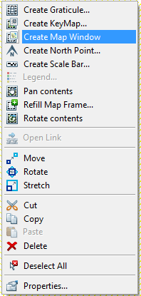 Create Map Window