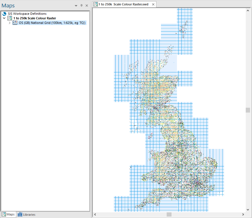 File menu - Map Templates (SIS Desktop 9)