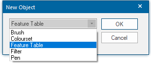 Create new feature tables